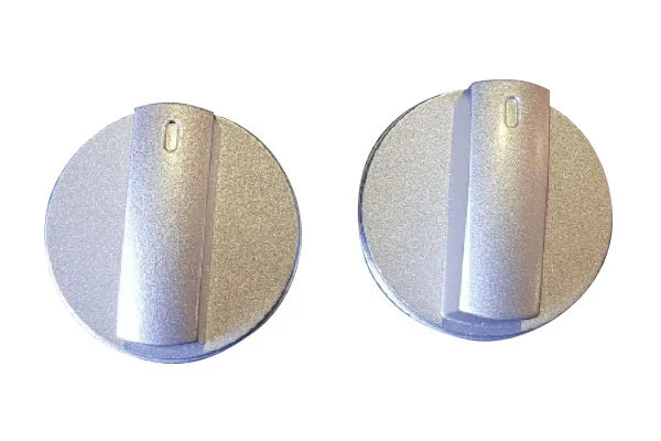 Control Knobs – Silver (pair)